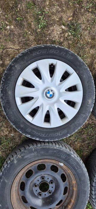 Jante tabla 16" BMW Seria 3 F30 F31 Seria 1 cu anvelope iarna