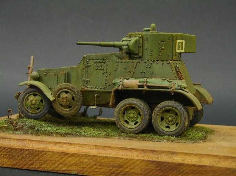 Сборная модель-Бронеавтомобиль БА-3. масштаб 1:35. ЗВЕЗДА