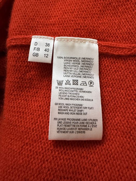 Cardigan lung merino 100% Peter Hahn, mărime 38.