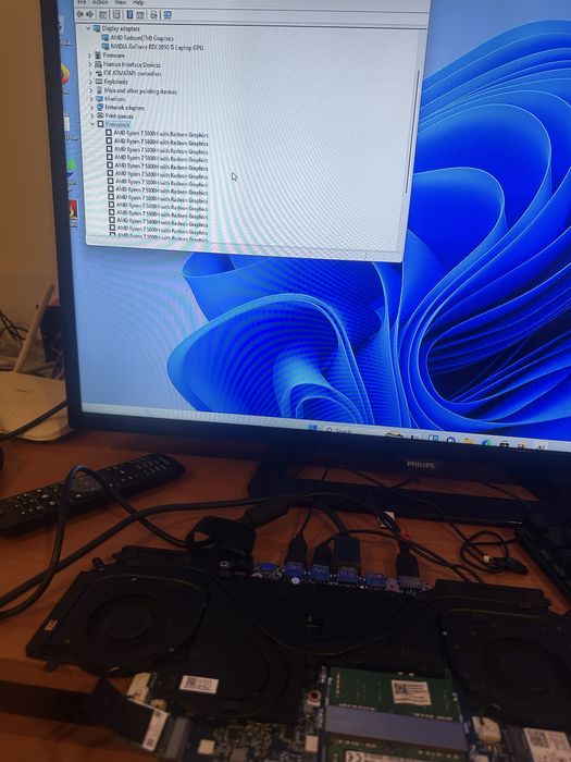 Placa de baza Legion 5 pro 16ACH6 cod:NM-D601 ryzen7 5800  RTX3050Ti