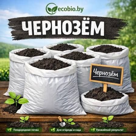 Продаем чернозём в мешках