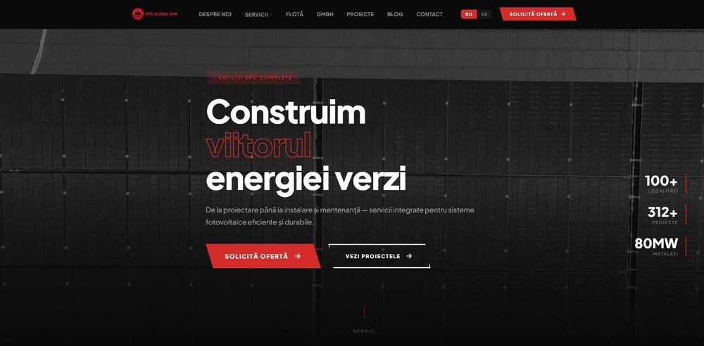Creare site web profesional, magazin online si aplicatii, de la 399 EUR