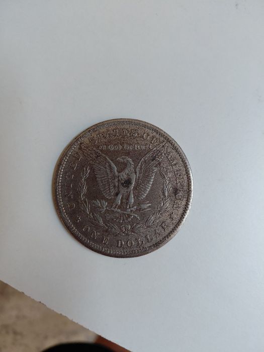 Monedă morgan silver dollar din 1881