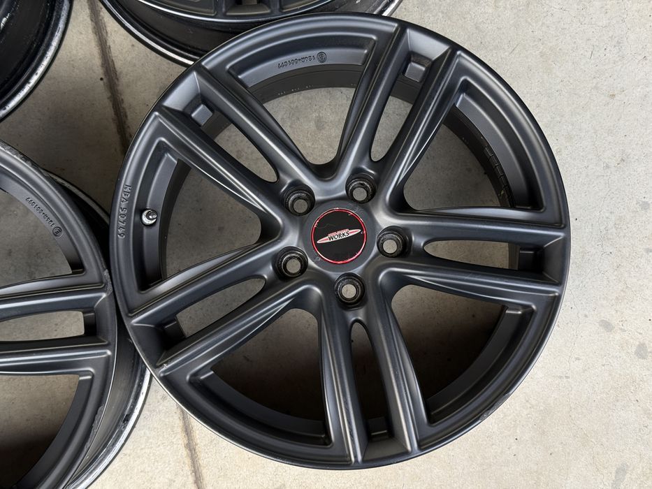 4бр. ОТЛИЧНИ 17” Джанти “BROCK RC27” 5х112 за -MERCEDES/VW/AUDI/SKODA/SEAT/VAG- 7.5Jx17H2, ET52