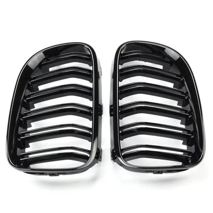 Grile Duble Bmw E92 E93 FL 2010-2013 Negru Lucios Coupe Cabrio