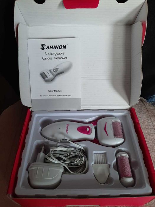 Электрические роликовые пилки для пяток SHINON и Scholl Velvet