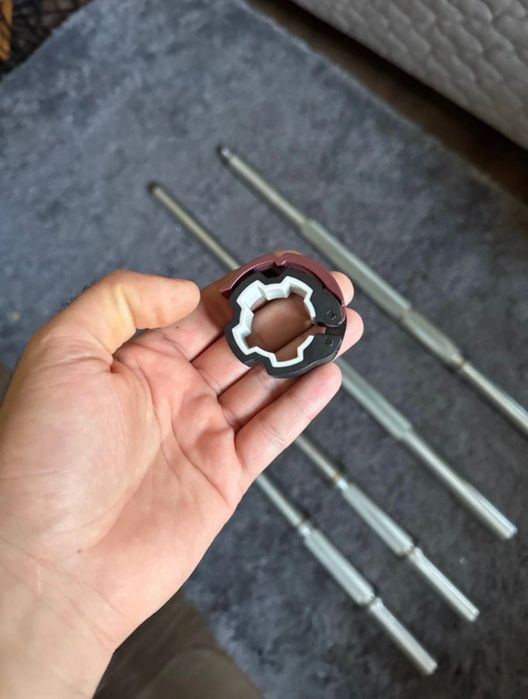 Set gantere + bară 50Kg