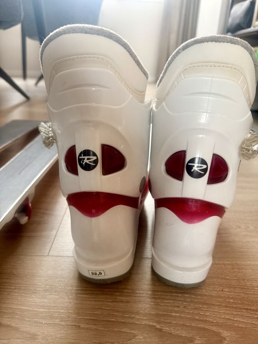 Детски ски 130 см и ски обувки 22.5