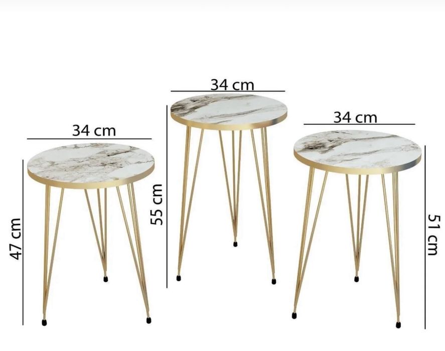 Комплект масички 3 бр