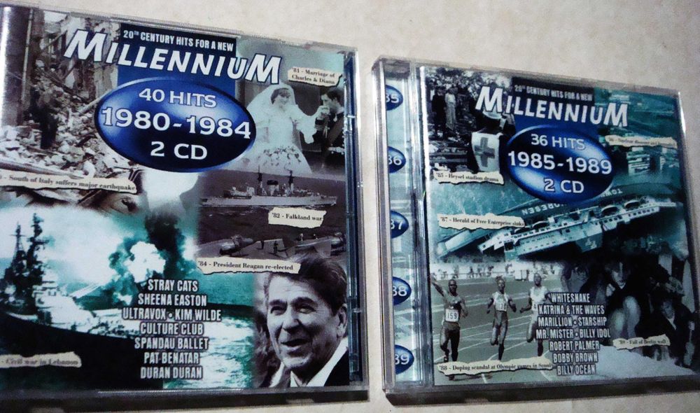 Два двойни CD с хитове от 1980-1989 г