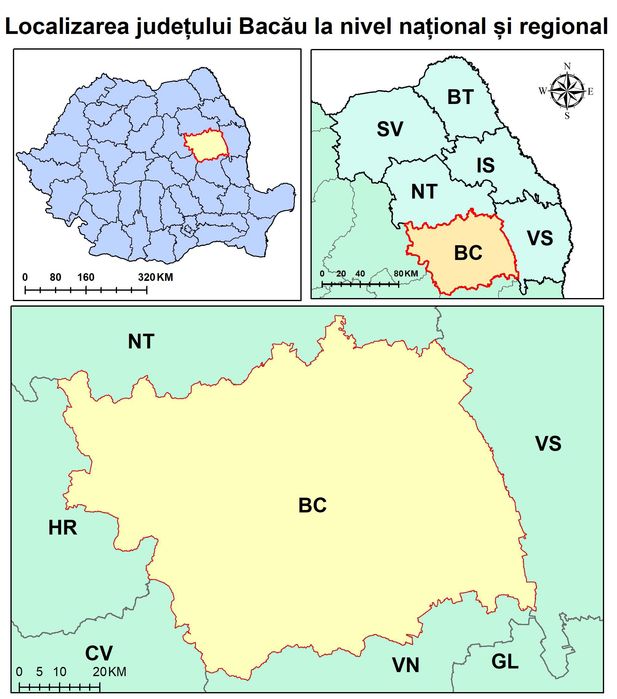 Hărți tematice, analize spațiale - servicii GIS