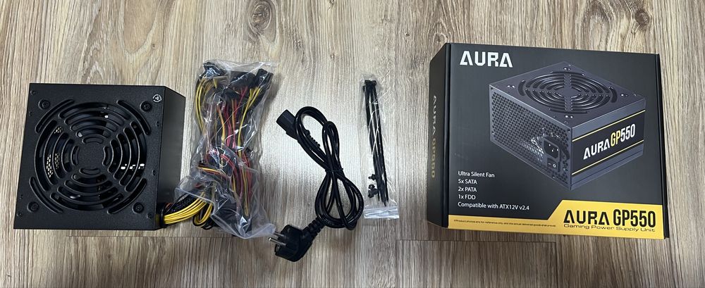 Блок питания AURA 550w новый
