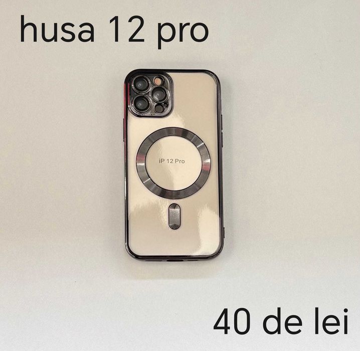 Folie, Husa, Incarcator, Cablu iPhone 12 Pro - Montaj gratuit folie