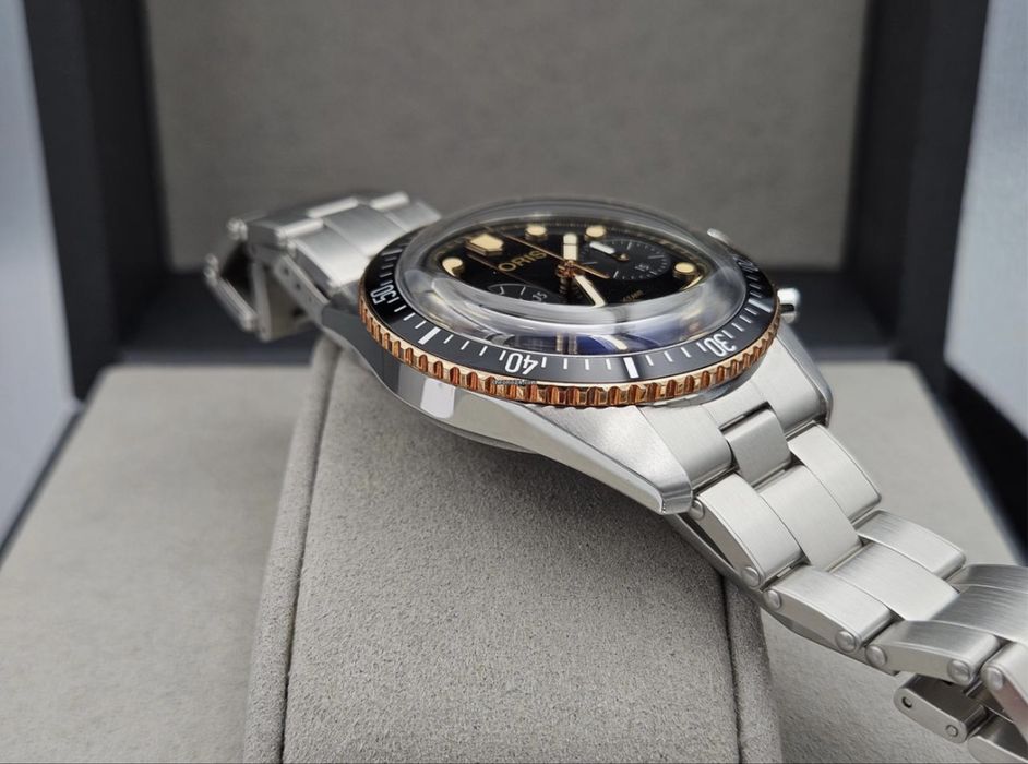 Швейцарские часы Oris, механический хронограф
