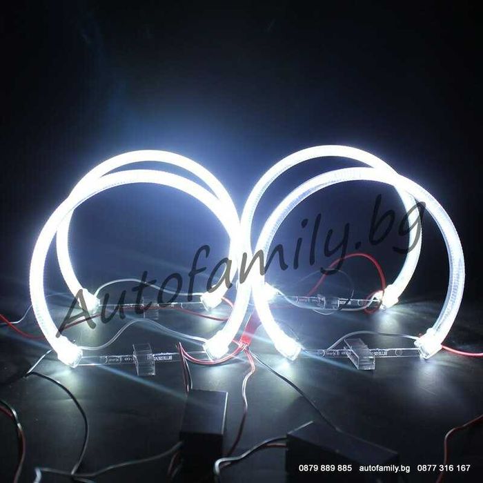 Crystal 2 LED Angel Eyes-Ангелски очи BMW E36/E46/E39/Е38 SMD A+class