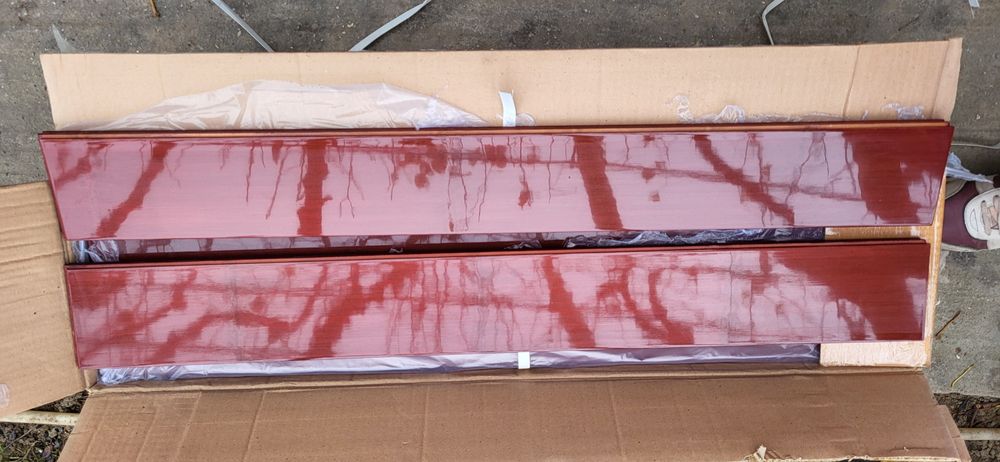 Vand parchet din bambus lucios