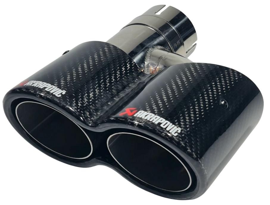 Накрайник за ауспух Akrapovic №3770-1 Двоен Y Карбон