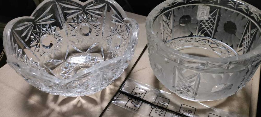 Вазы хрустальные советских времён