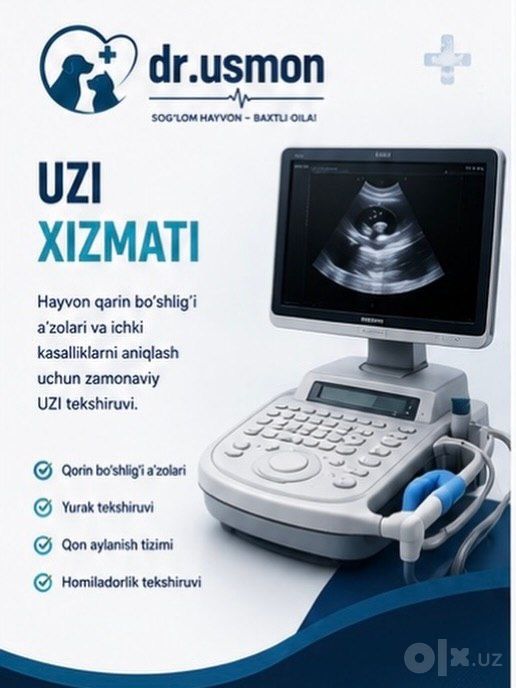 Sifatli veterinariya xizmati 24/7