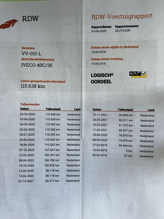 Iveco Daily 40C15 (35C15) 3.0 Diesel 150 cai 4.1m intre axe