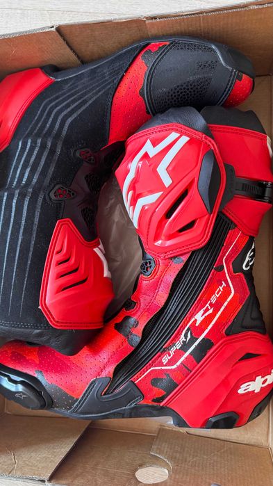 "Alpinestars Supertech R RED CAMO" ботуши