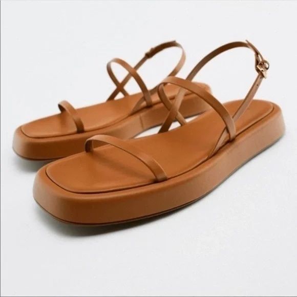 Sandale din piele naturala Zara leather edition