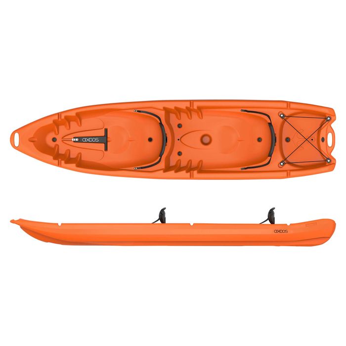 Caiac 11 2+2, Sit-On-Top, portocaliu