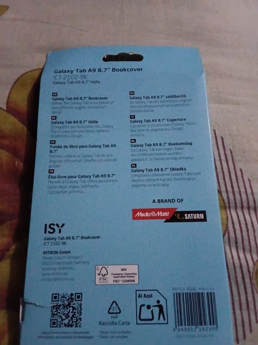 Vând Husă Tableta Galaxy  Tab A 9 de 8,7 Ingh Nouă