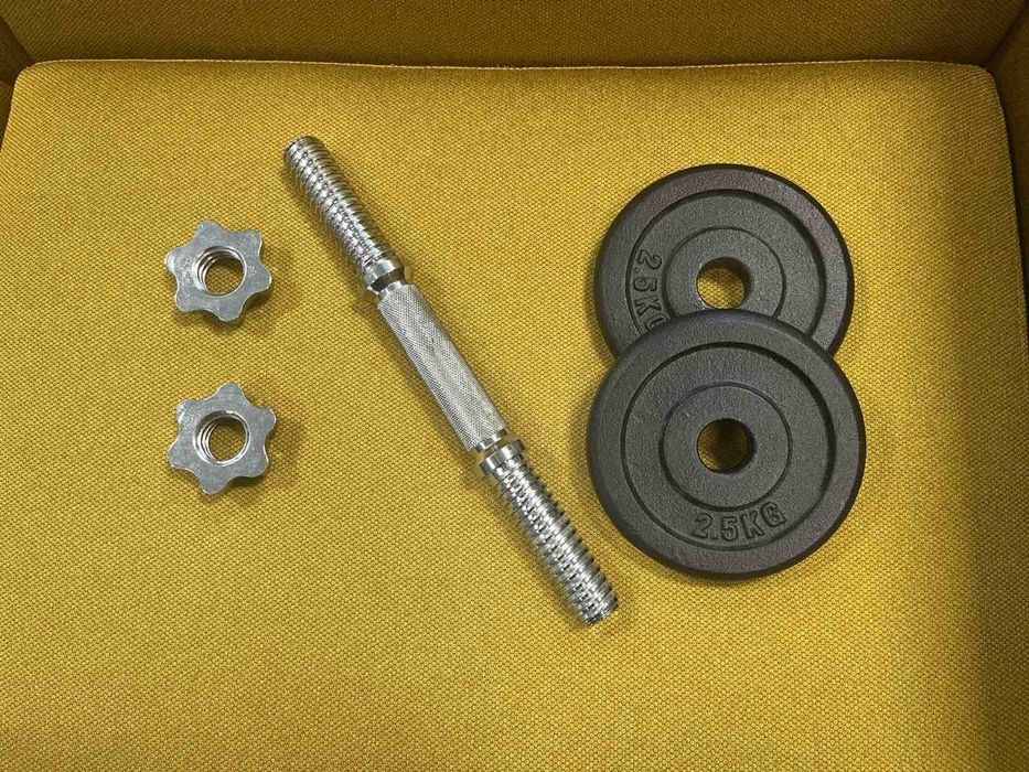 Лост, гайки и тежести по 2,5 кг