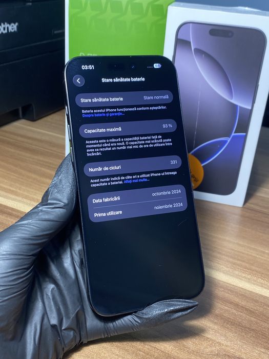 iPhone 16 Pro Max • 512 GB • Black Titanium