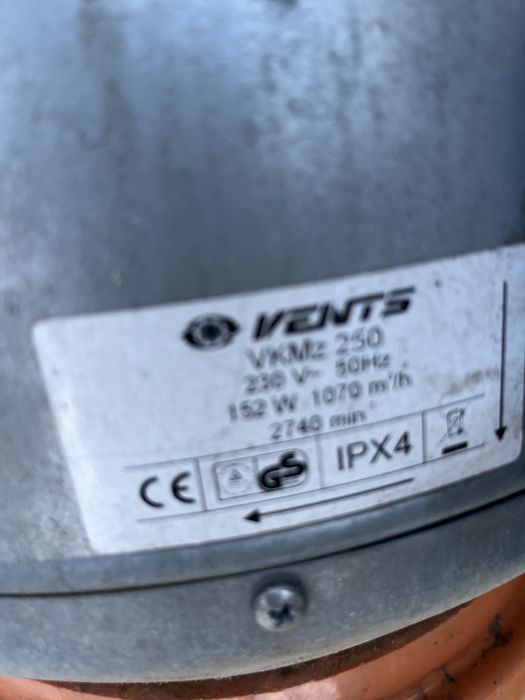 Ventilator centrifugal in linie BT3 315 VENTS VKMz