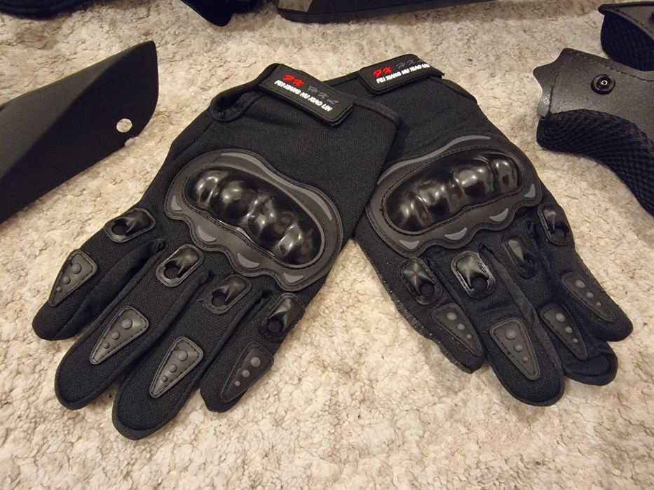 Casca cu ochelari, manusi si cagula, enduro, atv, moto S/M/L/XL