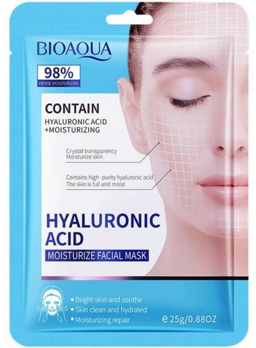 Bioaqua-yuz uchun namlovchi va qarishga qarshi maska