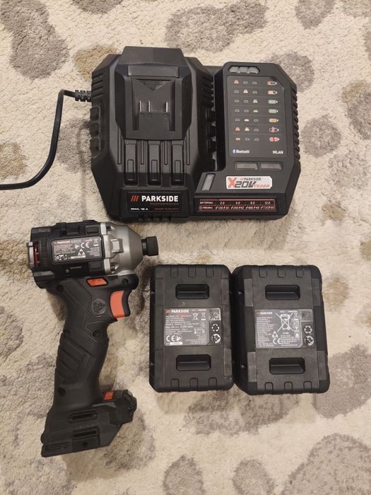 Parkside impact BL 226 Nm + зарядно + батерия