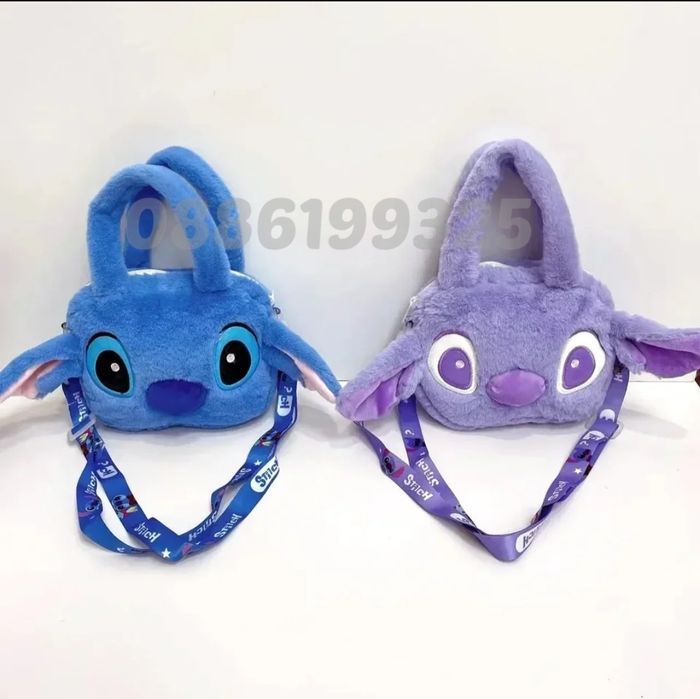 Плюшена играчка чанта Лило и Стич, Лило и Стич раница, Плюшен Стич