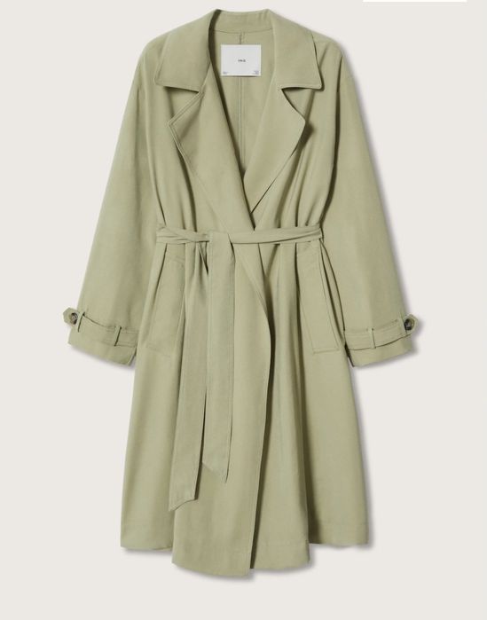 Тренч брендовый от Mango