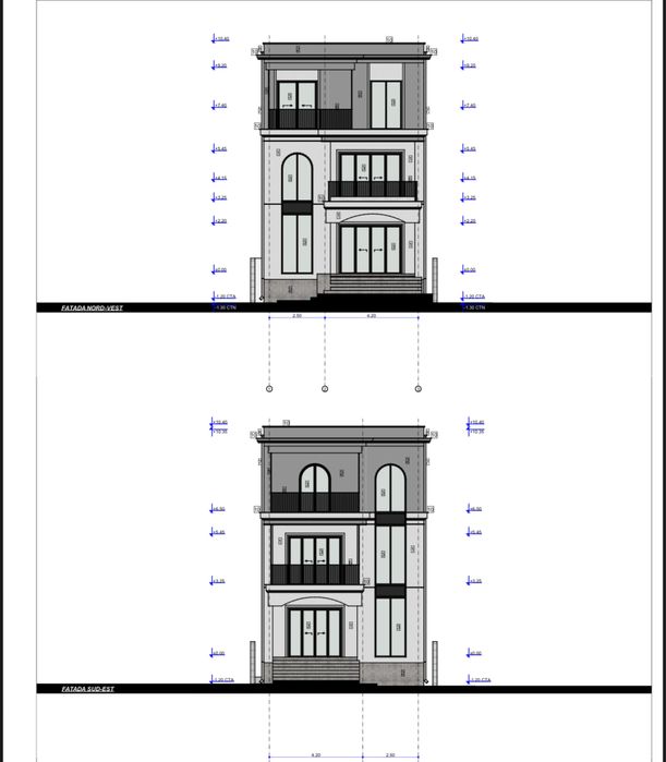 Vand teren plus autorizatie construire casa S+P+2