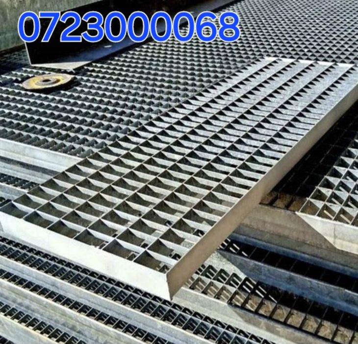 Trepte zincate modele si dimensiuni diferite din rigola sau grilaj
60-