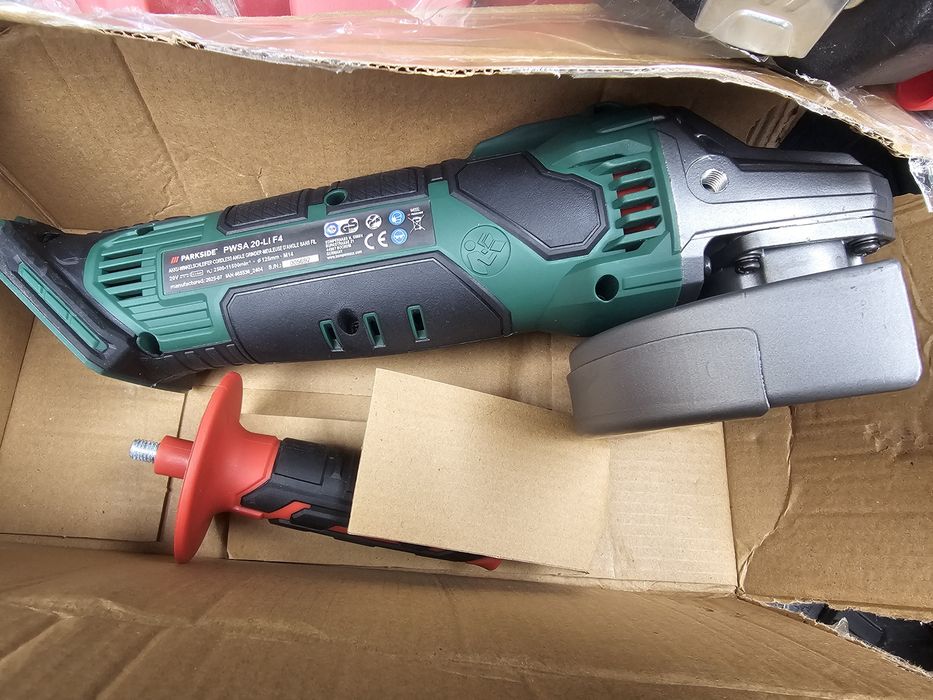 НОВ! PARKSIDE Акумулаторен ъглошлайф PWSA 20-Li F4 с Гаранция