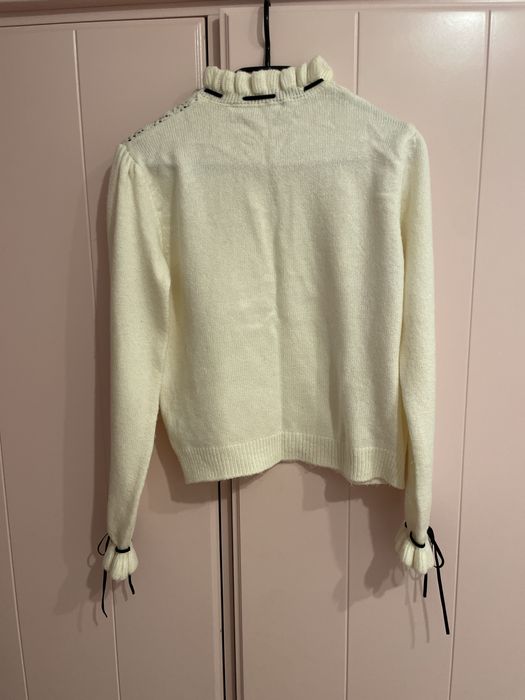 Pulover dama, ecru, marimea M