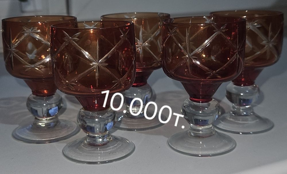 Фужеры,рюмки,бокалы хрусталь