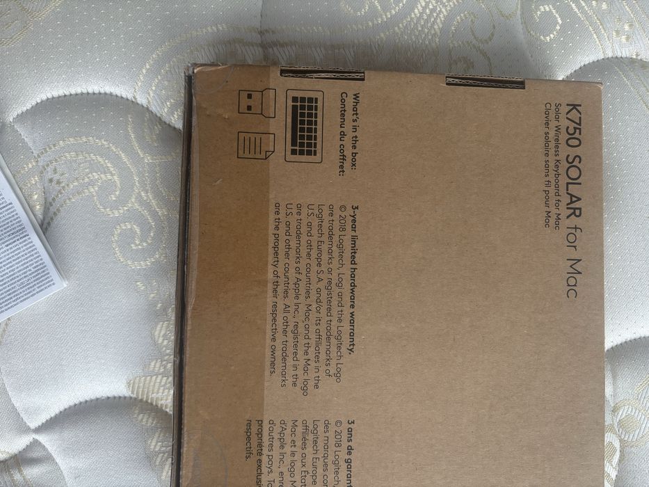 Клавиатура Logitech Wireless Solar Keyboard K750