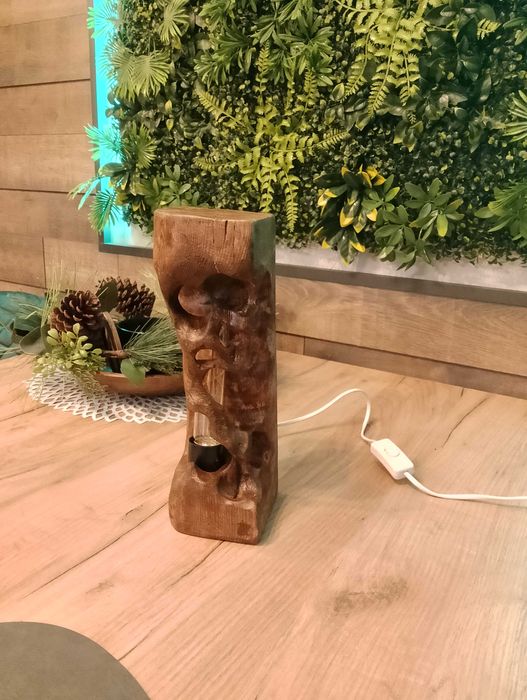 Ръчно направени дървени лампи различни видове