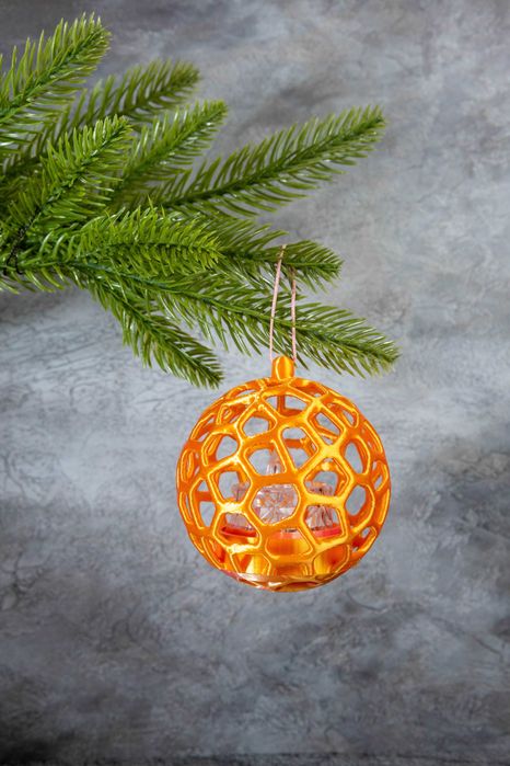 Игрушки новогодние с электронной свечкой