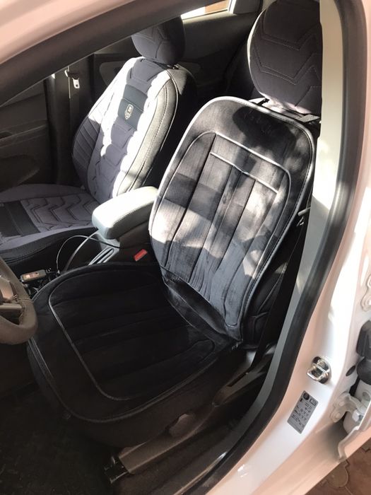 Накидка с подогревом сидение любого авто, необычный подарок гарантия 3