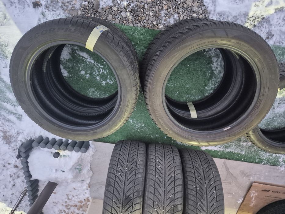 Vând cauciucuri 225/55/19 M+S 2și2 imp Germania