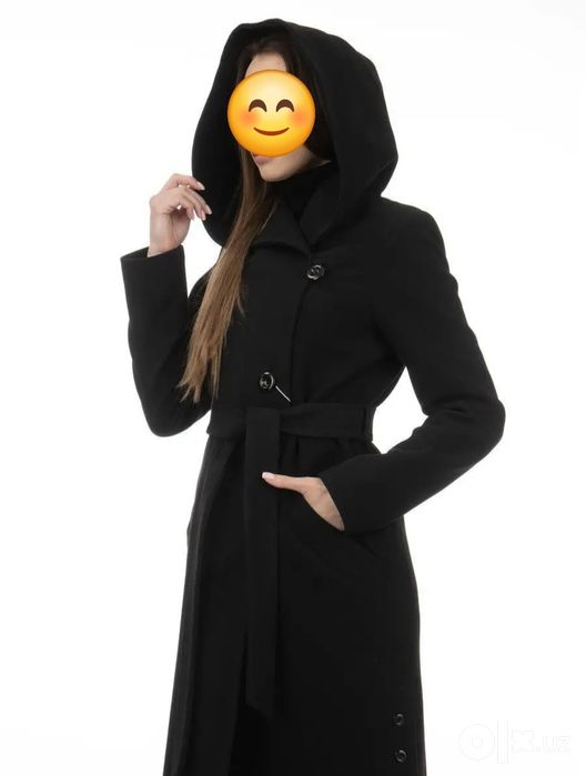 НОВОЕ! Продается пальто черное