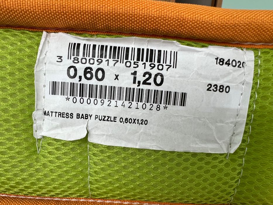 ISLEEP Двулицев матрак BABY PUZZLE 60/120/10