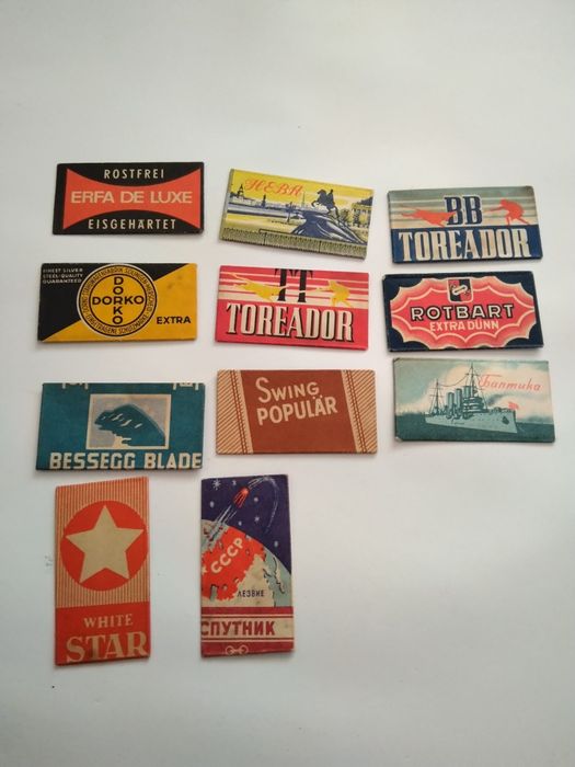 Продавам малка колекция от стари ножчета за бръснене