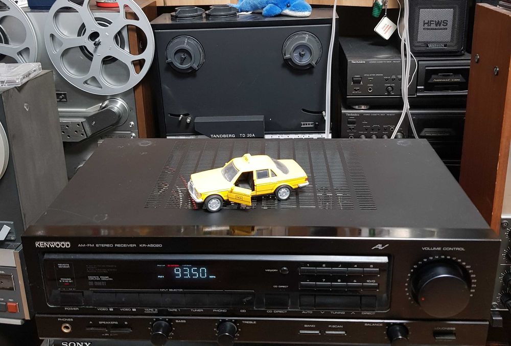 Amplificator Statie Audio Stereo Vintage KENWOOD KR5020 BLACK